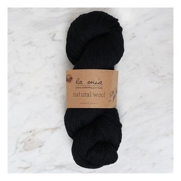 La Mia Natural Wool 34398 L815 Siyah El Örgü İpi