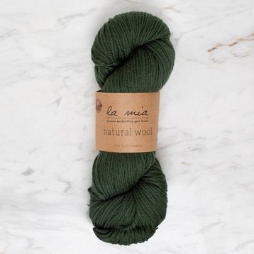 La Mia Natural Wool 34399 L801 Yeşil El Örgü İpi