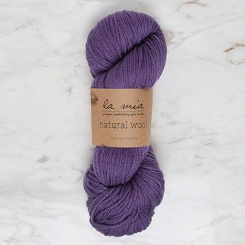 La Mia Natural Wool 34400 L269 Mor El Örgü İpi