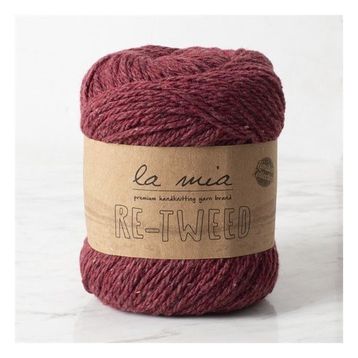 La Mia Re-Tweed 34402 L189 Bordo Melanj El Örgü İpi
