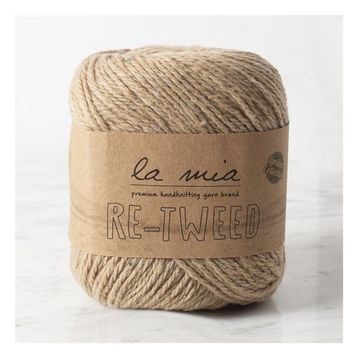 La Mia Re-Tweed 34407 L122 Bej Melanj El Örgü İpi