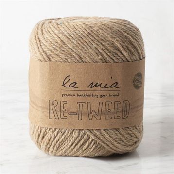 La Mia Re-Tweed 34407 L122 Bej Melanj El Örgü İpi