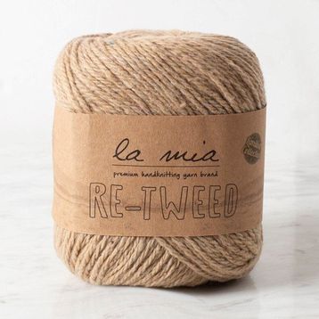 La Mia Re-Tweed 34407 L122 Bej Melanj El Örgü İpi