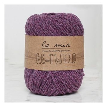 La Mia Re-Tweed 34408 L143 Mor Melanj El Örgü İpi