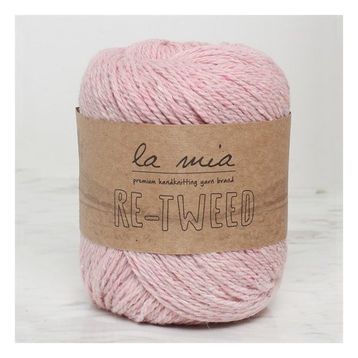 La Mia Re-Tweed 34414 L101 Açık Pembe Melanj El Örgü İpi