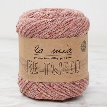 La Mia Re-Tweed L1 Gül Kurusu Melanj El Örgü İpi