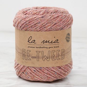 La Mia Re-Tweed L1 Gül Kurusu Melanj El Örgü İpi