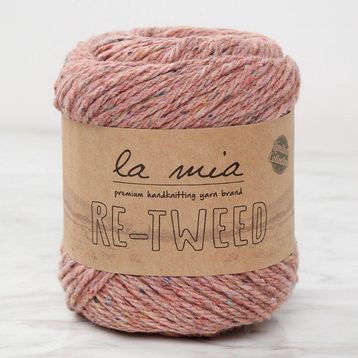 La Mia Re-Tweed L1 Gül Kurusu Melanj El Örgü İpi