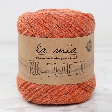 La Mia Re-Tweed L144 Turuncu Melanj El Örgü İpi
