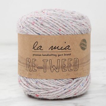 La Mia Re-Tweed L156 Açık Gri Melanj El Örgü İpi