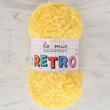 La Mia Retro LM0210 Sarı El Örgü İpi