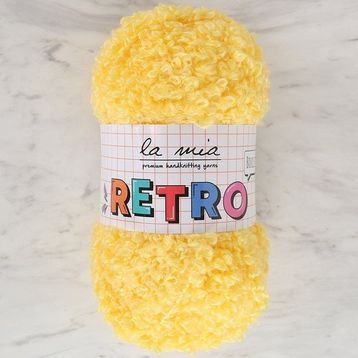 La Mia Retro LM0210 Sarı El Örgü İpi