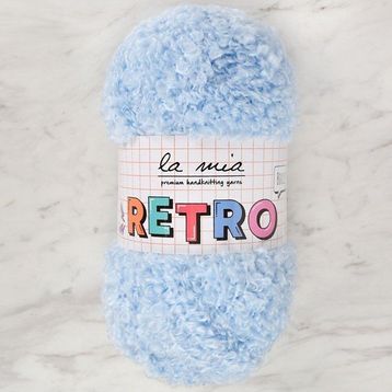 La Mia Retro LM0513 Bebe Mavi El Örgü İpi