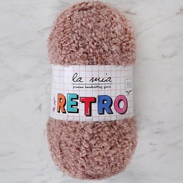 La Mia Retro LM4101 Açık Gül Kurusu El Örgü İpi