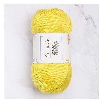 La Mia Silky 33672 L011 Sarı El Örgü İpi