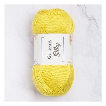 La Mia Silky 33672 L011 Sarı El Örgü İpi