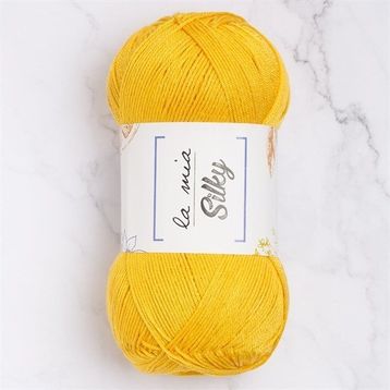 La Mia Silky 33673 L003 Hardal Sarı El Örgü İpi
