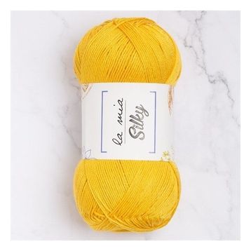 La Mia Silky 33673 L003 Hardal Sarı El Örgü İpi
