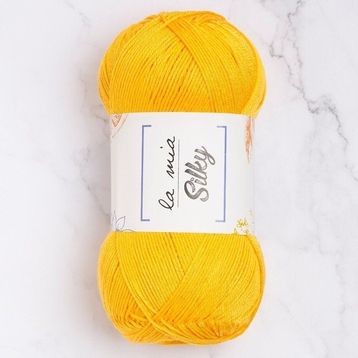 La Mia Silky 33673 L003 Hardal Sarı El Örgü İpi