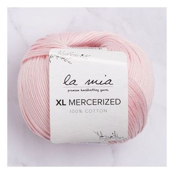 La Mia XL Mercerized 33760 4 Pembe El Örgü İpi