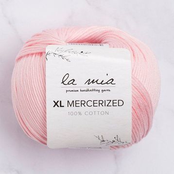 La Mia XL Mercerized 33760 4 Pembe El Örgü İpi