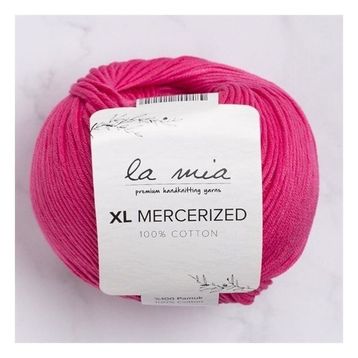 La Mia XL Mercerized 33763 35 Fuşya El Örgü İpi