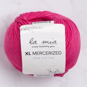 La Mia XL Mercerized 33763 35 Fuşya El Örgü İpi