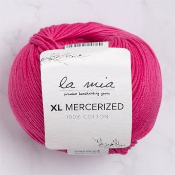 La Mia XL Mercerized 33763 35 Fuşya El Örgü İpi