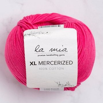 La Mia XL Mercerized 33763 35 Fuşya El Örgü İpi