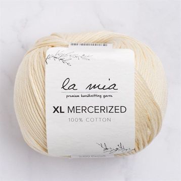 La Mia XL Mercerized 33769 174 Krem El Örgü İpi