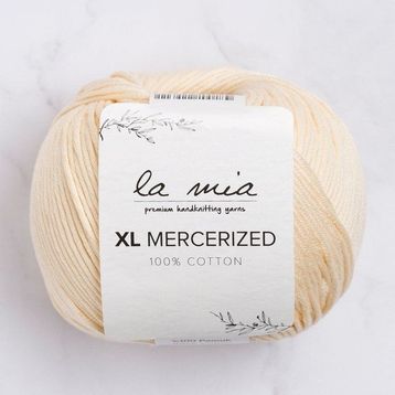 La Mia XL Mercerized 33769 174 Krem El Örgü İpi