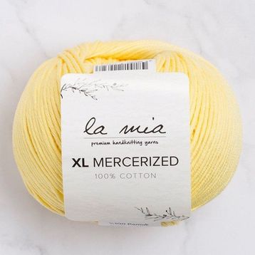 La Mia XL Mercerized 33770 177 Sarı El Örgü İpi