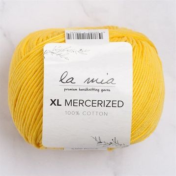 La Mia XL Mercerized 33771 181 Koyu Sarı El Örgü İpi