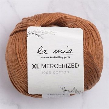 La Mia XL Mercerized 33773 211 Kahverengi El Örgü İpi