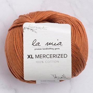La Mia XL Mercerized 33773 211 Kahverengi El Örgü İpi