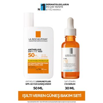 La Roche Posay 30 Ml Hyalu B5 Pura Vitamin C 10 Ml Serum Seti