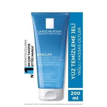 La Roche-Posay Effaclar Yağlı Akneli Ciltler İçin 200 ml Jel