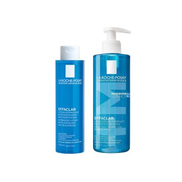 La Roche-Posay Effaclar Yağlı Ciltler İçin Nazik Temizleyici ve Gözenek Sıkılaştırıcı Set