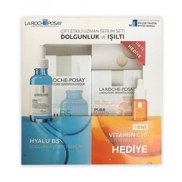 La Roche-Posay Hyalu B5 Serum + Pura Vitamin C 10 ml Serum Set