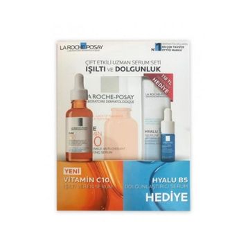 La Roche-Posay Hyalu B5 Serum + Pura Vitamin C 10 ml Serum Set