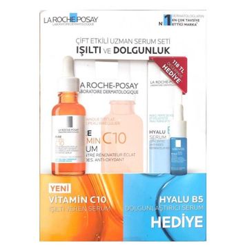 La Roche-Posay Vitamin C10 30 ml + Hyalu B5 10 ml Serum Set