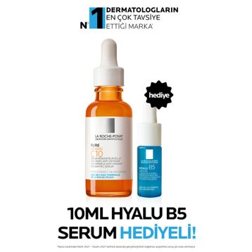 La Roche-Posay Vitamin C10 30 ml + Hyalu B5 10 ml Serum Set