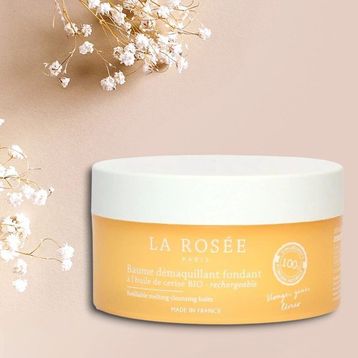 La Rosee 90 ml Paris Organik Kiraz Yağı İçeren Eriyen Makyaj Temizleme Balsamı
