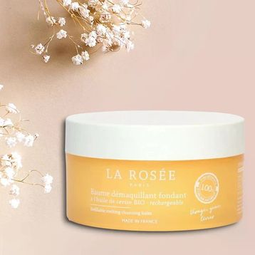 La Rosee 90 ml Paris Organik Kiraz Yağı İçeren Eriyen Makyaj Temizleme Balsamı