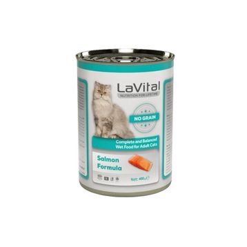 La Vital Adult Tahılsız Somonlu 400 gr Yetişkin Kedi Konservesi