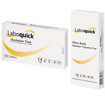 Laboquick 30 Adet Ovulasyon + 2 Gebelik + 1 Ultra Erken Gebelik Testi