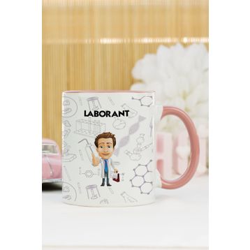 Laborant Pembe Kupa Bardak