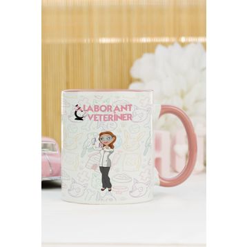Laborant Pembe Kupa Bardak