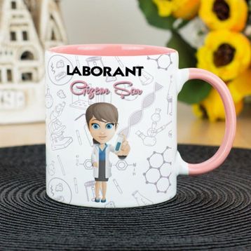 Laborant Pembe Kupa Bardak