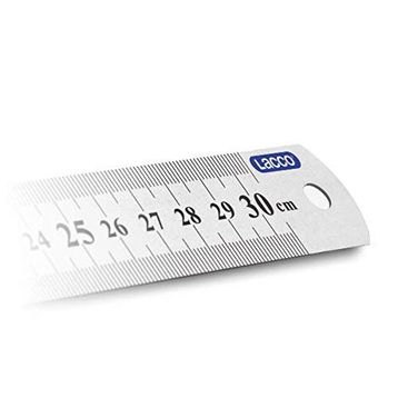 Lacco 30 cm Çelik Cetvel